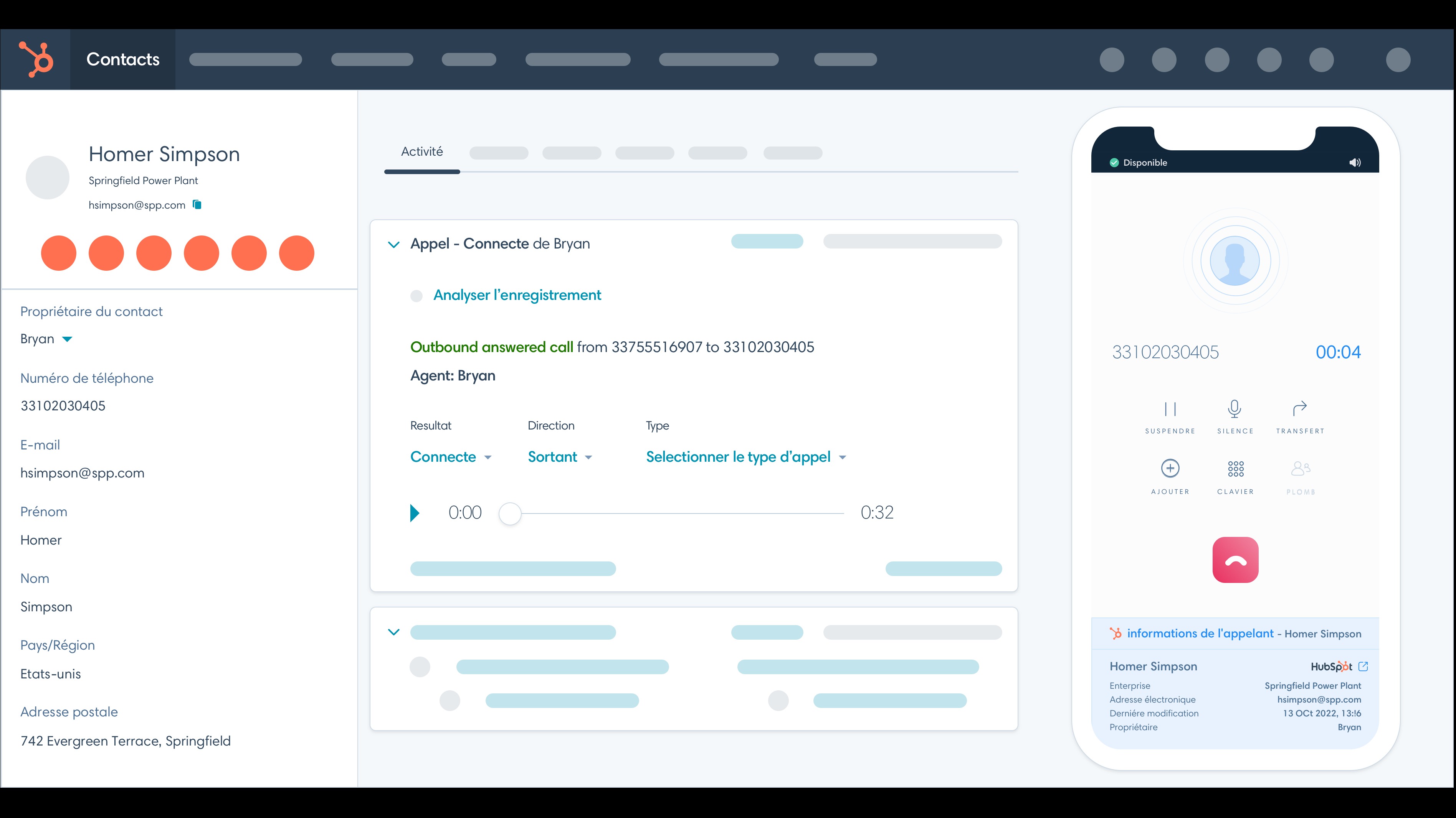 Synchronisation des données entre HubSpot et Kavkom